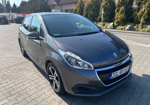 Peugeot 208 cena 32500 przebieg: 124488, rok produkcji 2018 z Goleniów małe 106